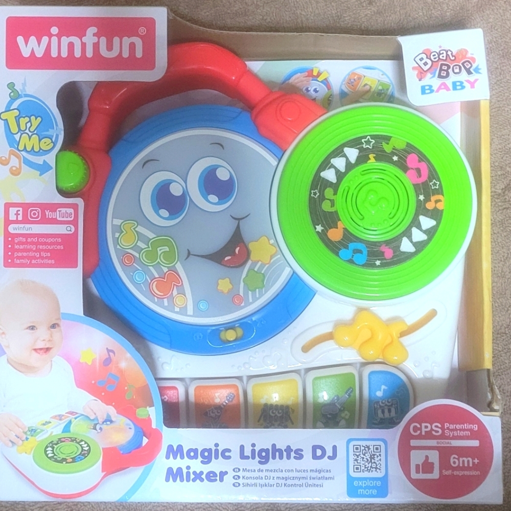 Magic Lights DJ Mixer Baby Toy NIB